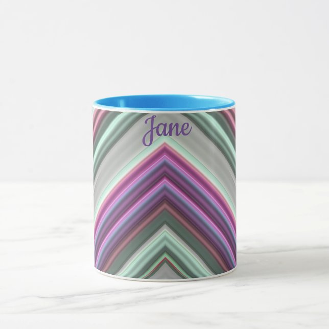 JANE ~ Joli rayé ~ Mug (Centre)