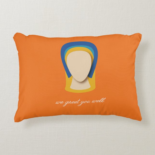 Jane Seymour "nous vous saluons" coussin bon (Devant)