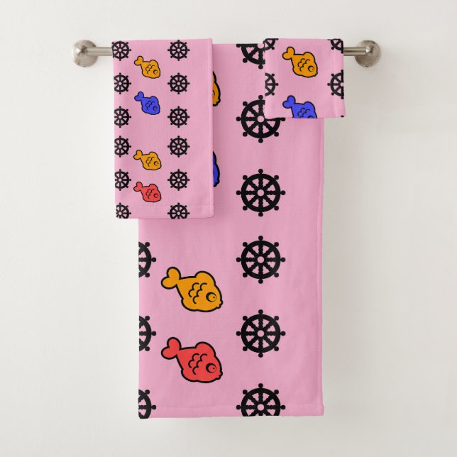 Jantes de poisson enfants rose (En situation)