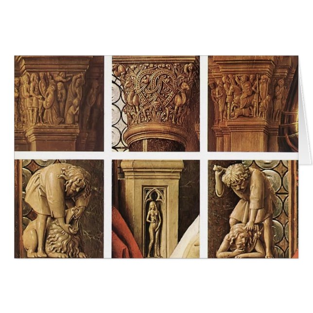 Janv. van Eyck- The Madonna de Canon van der Paele (Devant horizontal)