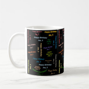 Janvier 3 Anniversaire Mug