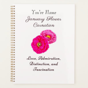 Janvier Mois de naissance Fleur Carnation Élégante