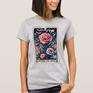 Janvier Mois de naissance Fleur Carnation T-shirt