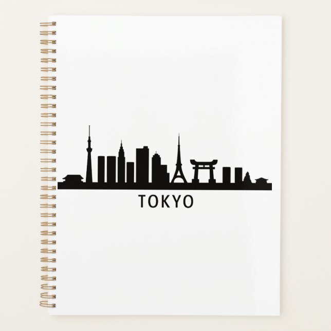 Japan Cityscape Travel | Tokyo Skyline Silhouette (Devant)