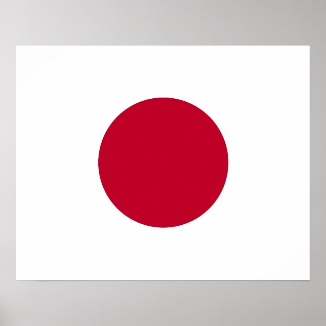 Japan Flag Poster (Devant)