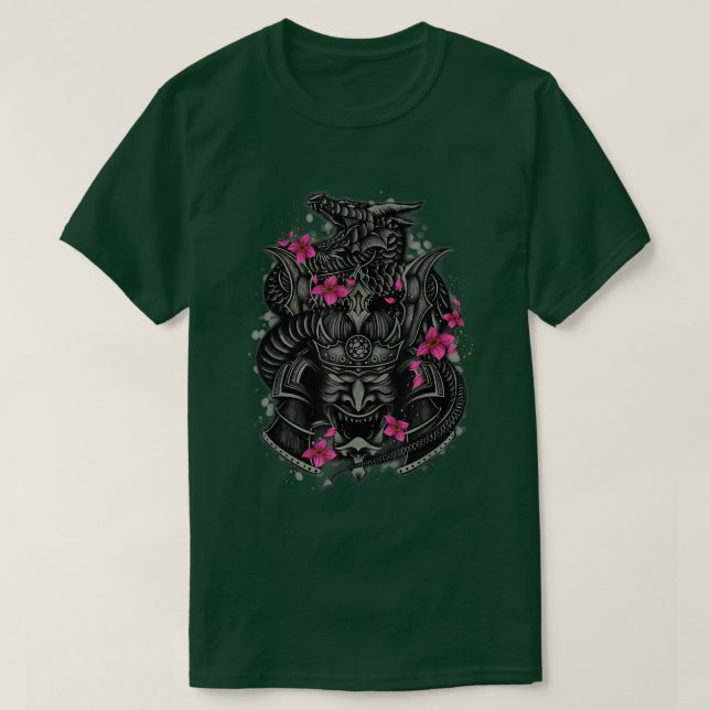 Japan Samurai Bushido Code Gift T-Shirt Copy Copy  (Design devant)