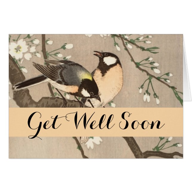 Japanese Asian Bird Chickadee Songbird (Devant horizontal)