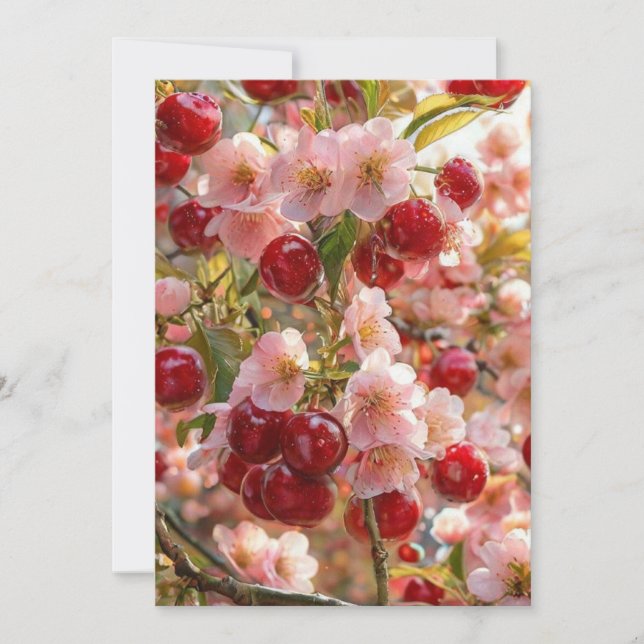 Japanese Cherry Blossom Castle Wedding Invitation  (Devant)