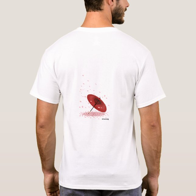 Japanese "Kimono style" design T-shirt (Dos)