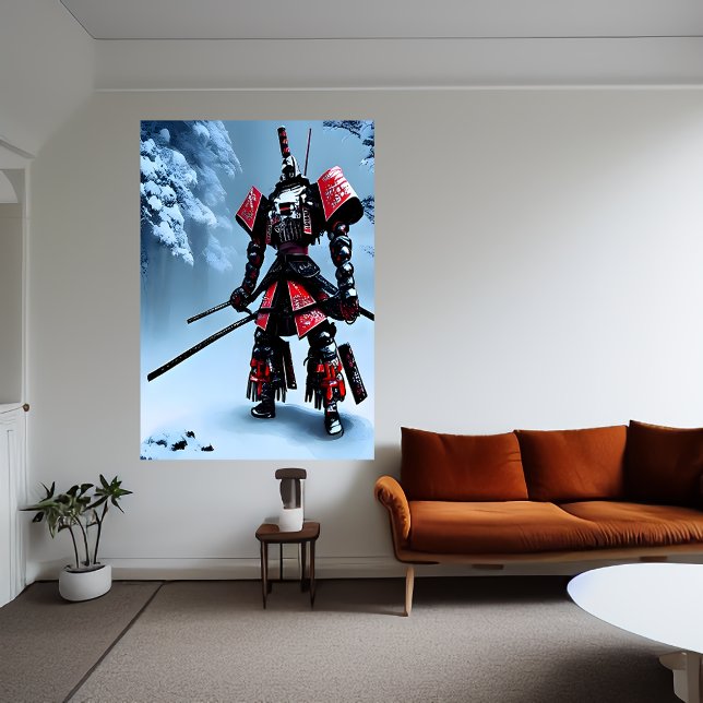 Japaneses Mech Samurai | AI Art Poster (Créateur téléchargé)