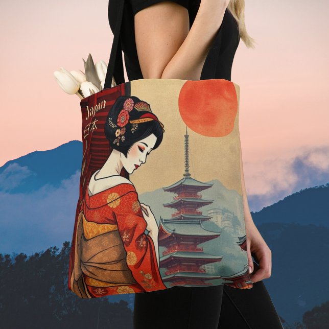 Japon geisha maiko Sac fourre-tout japonais (Créateur téléchargé)