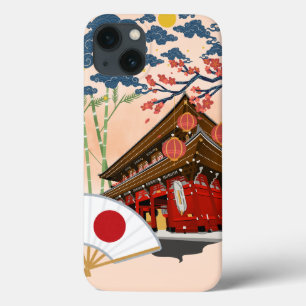 Japon iPhone 13 Coque - Art Japonais Traditionnel