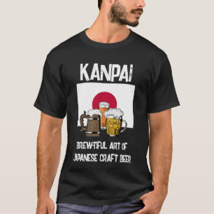 JAPON Kanpai ! Santé! T-shirt bière brune
