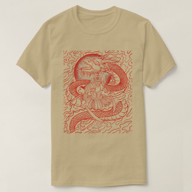 Japon Samurai Bushido Code Premium T-Shirt Copy Co (Design devant)