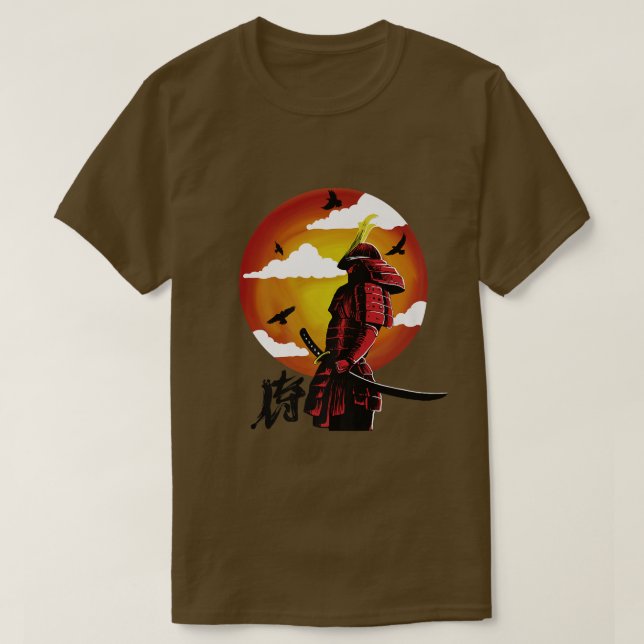 Japon Samurai Bushido Code Premium T-Shirt Copy Co (Design devant)