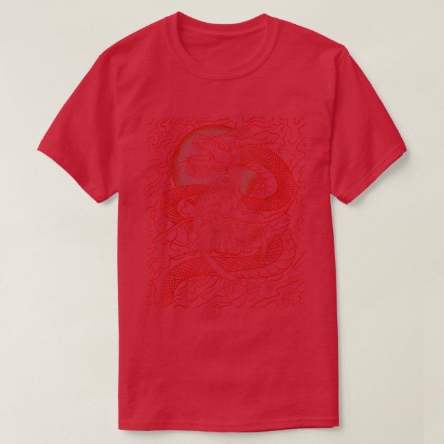 Japon Samurai Bushido Code T-Shirt (Design devant)