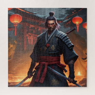 Japon Samurai prêt pour la guerre Jigsaw Puzzle