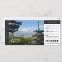 Japon Voyage Passe Voyage Vacances Ticket