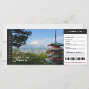 Japon Voyage Passe Voyage Vacances Ticket