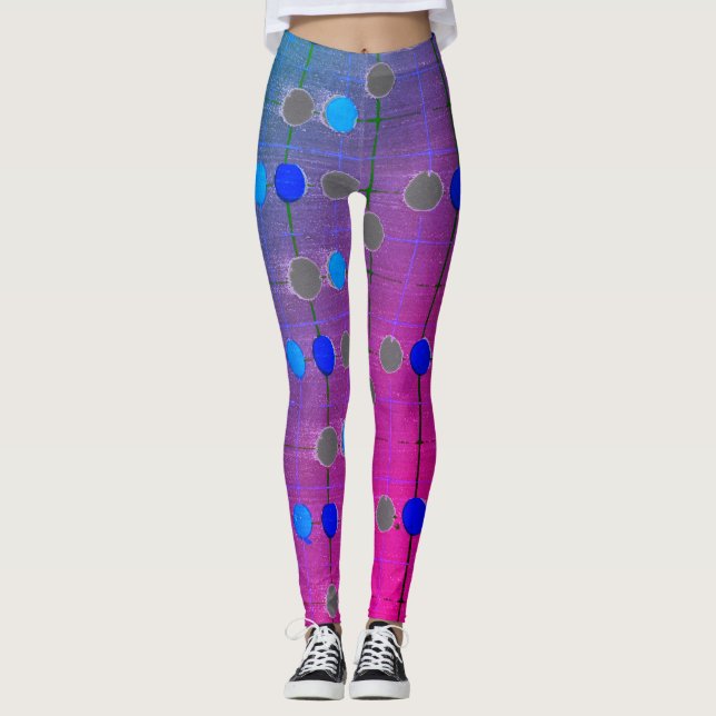 JAPONAIS DESIGN DOT PINK Leggings (Devant)