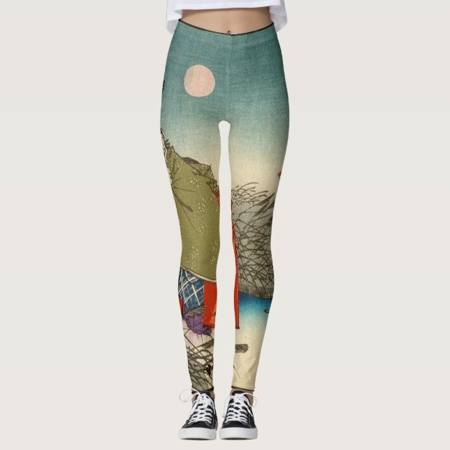 JAPONAIS IMPRIMER DES Leggings IMPRIMÉS (Devant)