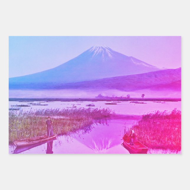 JAPONAIS MONTAGNE IMPRIMANTE Papier papier à envel (Devant 2)