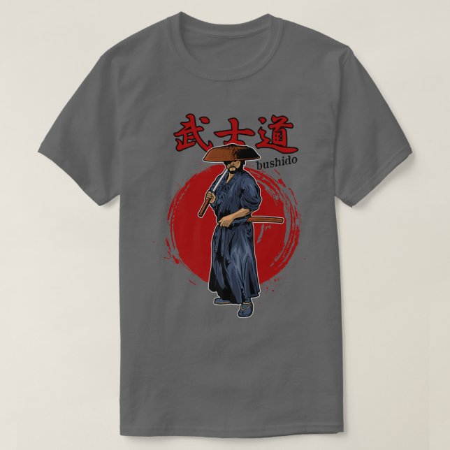 Japonais - Samurai Bushido Premium T-Shirt Copy Co (Design devant)