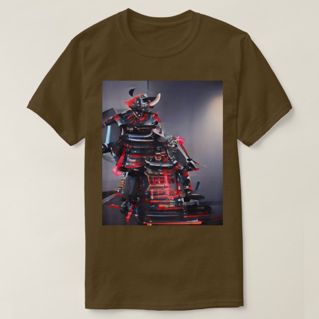 Japonais Samurai CyberPunk Graphic T-Shirt Copy Co (Design devant)