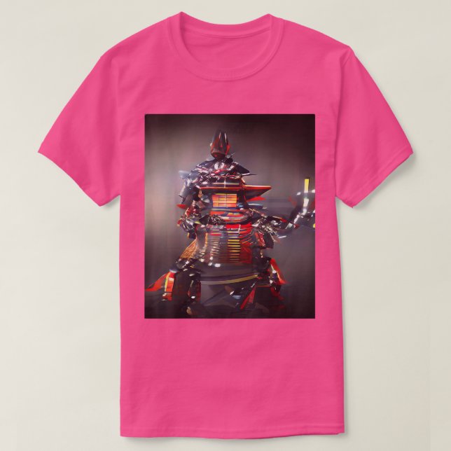 Japonais Samurai CyberPunk Graphic T-Shirt Copy Co (Design devant)