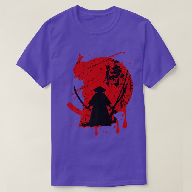 Japonais Samurai Katana Premium T-Shirt Copie (Design devant)