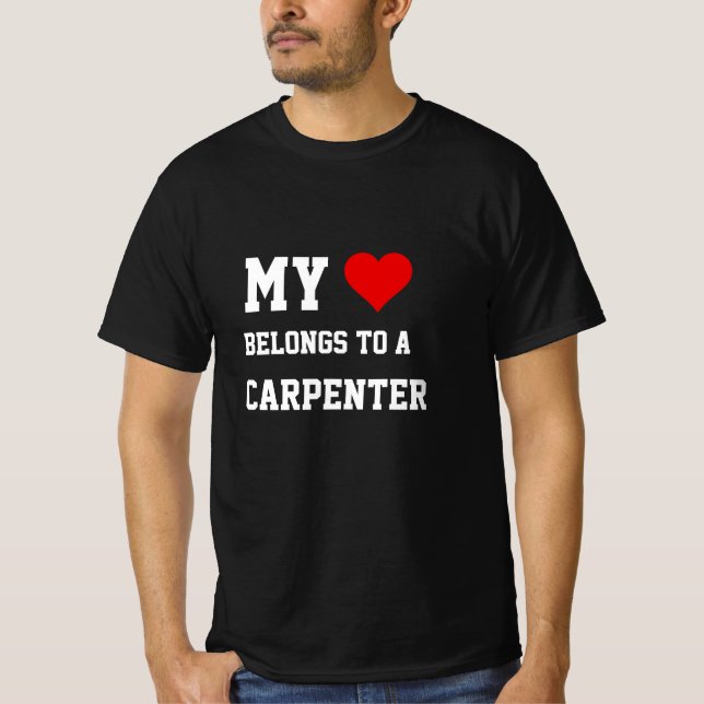 J'Appartiens À Un T-shirt Carpenter (Devant)