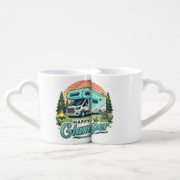 Jappy Glamper Couple’s Nesting Coffee Mugs