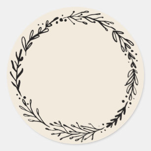 Jar / Sticker blanc épice Étiquette II