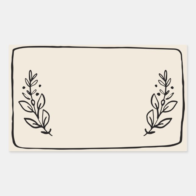 Jar / Sticker blanc épice Étiquette VII (Devant)