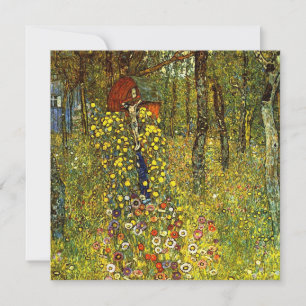 Jardin agricole avec Crucifix par Gustav Klimt