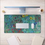 Jardin agricole avec tournesols, Gustav Klimt<br><div class="desc">Gustav Klimt (14 juillet 1862 - 6 février 1918) était un peintre symboliste autrichien et l'un des membres les plus importants du mouvement de sécession de Vienne. Klimt est réputé pour ses peintures, ses peintures murales, ses croquis et autres objets d'art. En plus de ses oeuvres figuratives, qui comprennent des...</div>