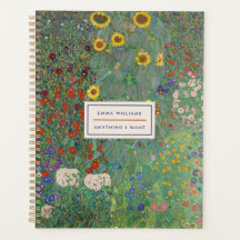 Jardin agricole avec tournesols Gustav Klimt