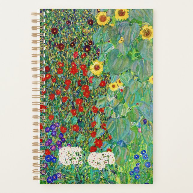 Jardin Agricole Gustav Klimt Avec Peinture De Fleu (Devant)