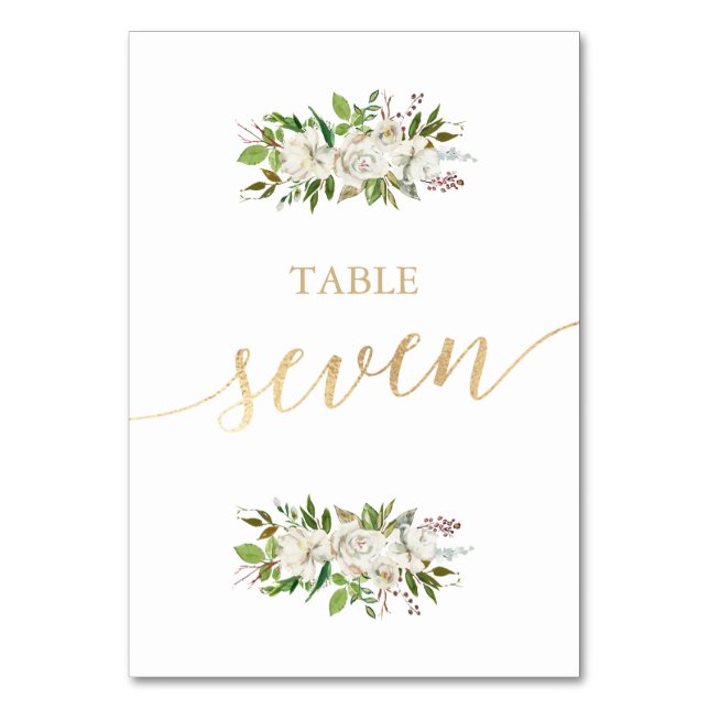 Jardin antique | CARTE D'OR MARIAGE Floral 7 (Par défaut)
