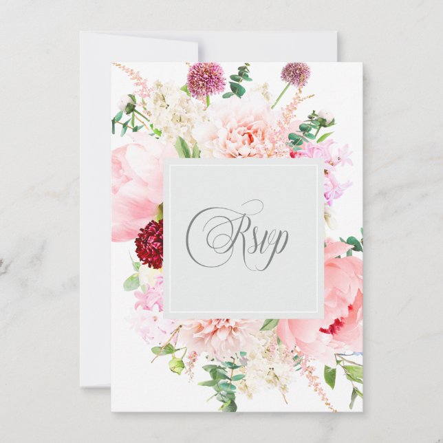 Jardin aquarelle sauvage RSVP | (Devant)