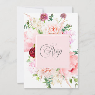 Jardin aquarelle sauvage RSVP