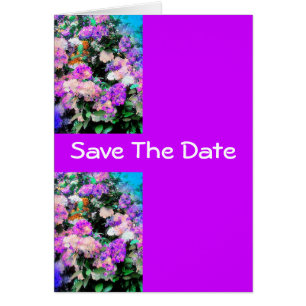 Jardin aux fleurs de maman Sauvez la date