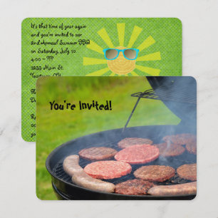 Jardin Barbecue Invitation
