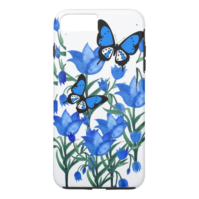 Jardin Bleu Coque-Mate coque iphone (Dos)