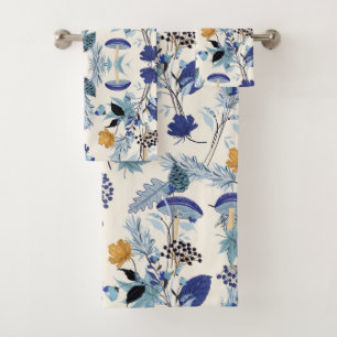 Jardin bleu d'automne d'ombre