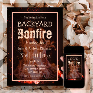 Jardin Bonfire Invitation