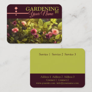JARDIN - Carte de visite