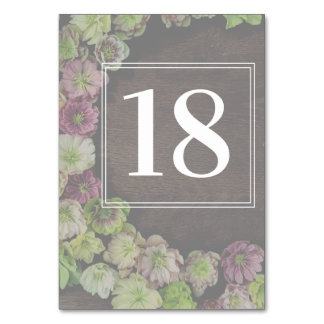 Jardin CLASSIQUE Hellebore Wood Numéro de table