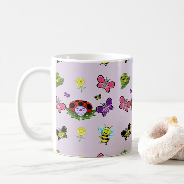 Jardin coloré classique Mug (Avec donut)
