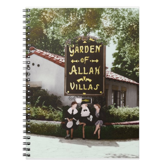 Jardin d'Allah Hôtel carnet (Devant)